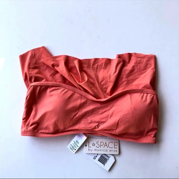 NWT L*space Peach Lynn Tube Swim Top Medium - Picture 5 of 8